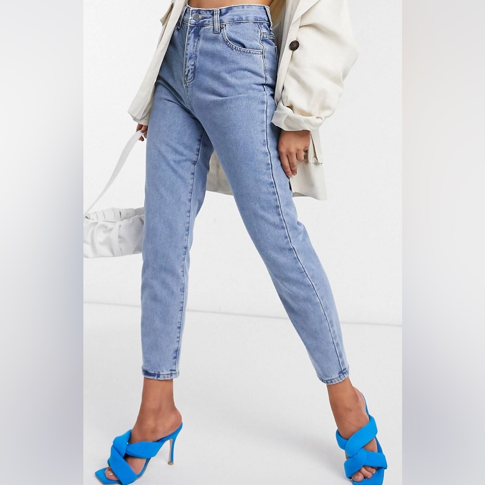 ASOS Saint Genies high waist mom jeans